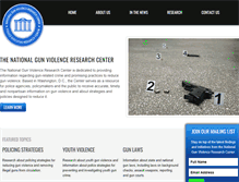 Tablet Screenshot of gunresearch.org